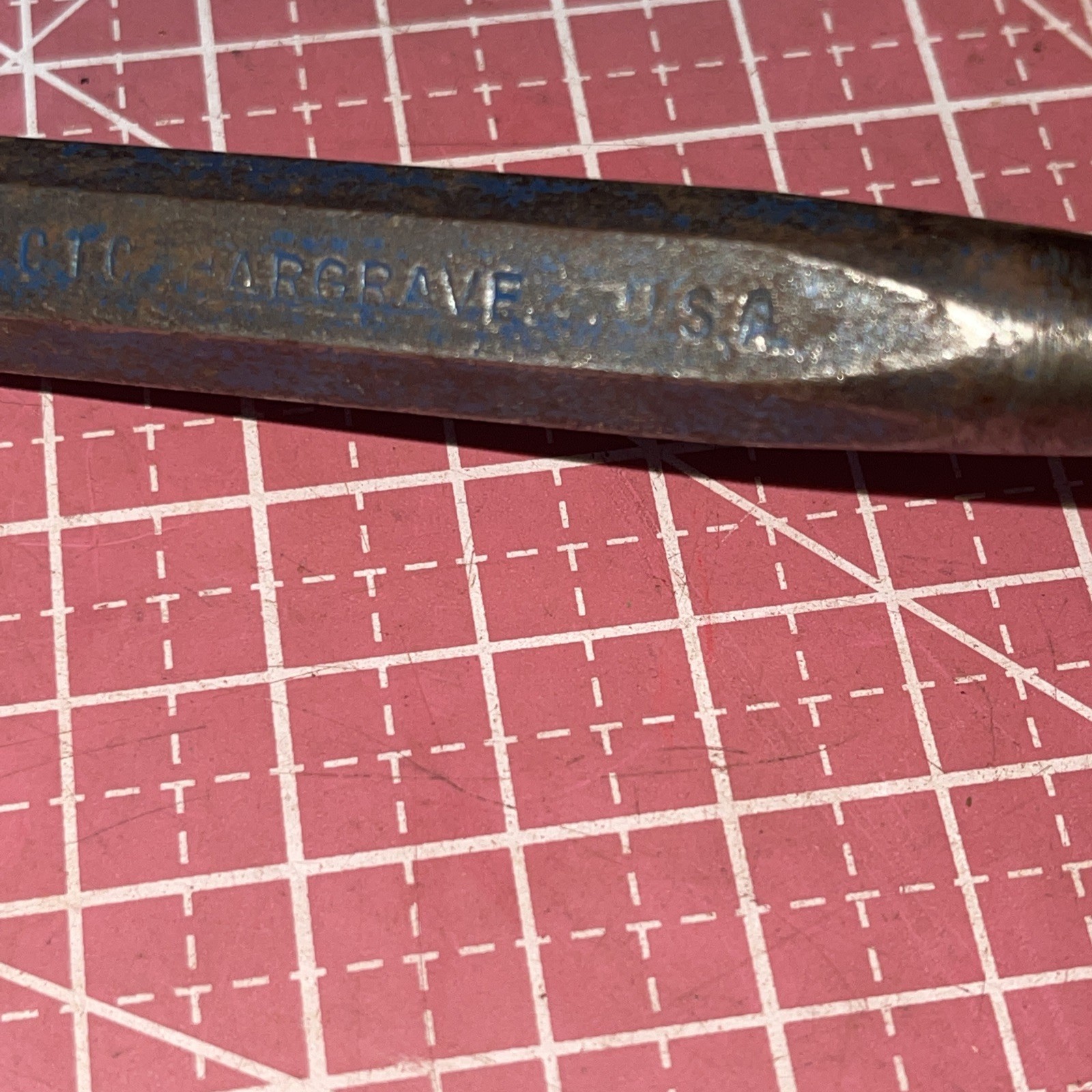 Vintage CTC Hargrave USA No 284 1/2 In Center Punch 1/2” Nice