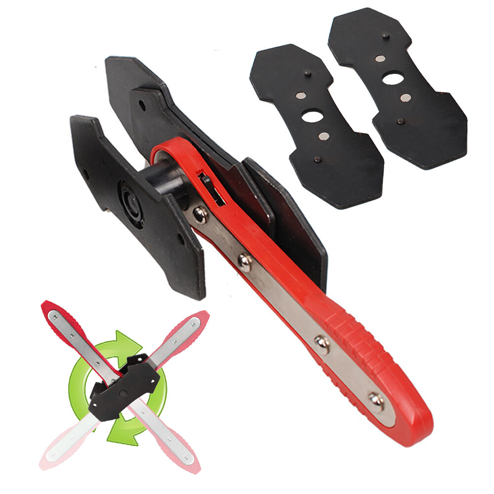 Red Ratchet Brake Piston Spreader Wrench Caliper Install Press Ratchet Spreader
