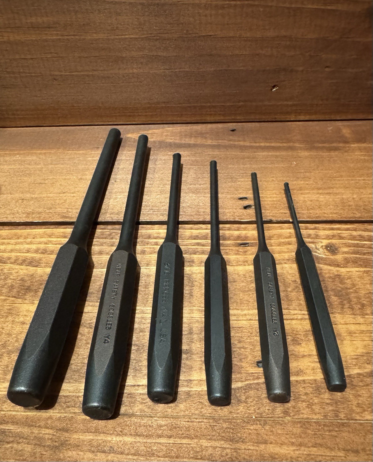Mac Tools SRPP6KSS 6-Piece Roll Pin Punch Set EUC