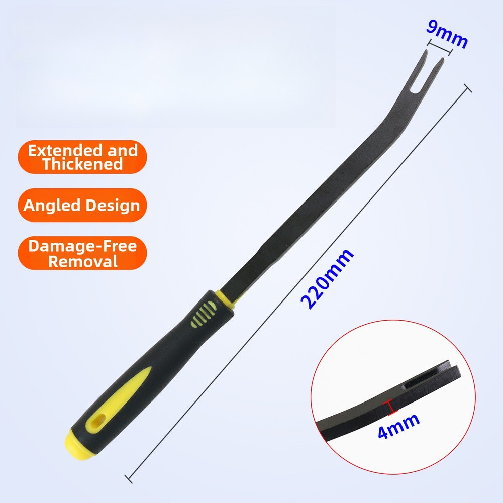 Black 220mm Steel Tool for Roof Canopy and Sun Visor Handle Disassembly