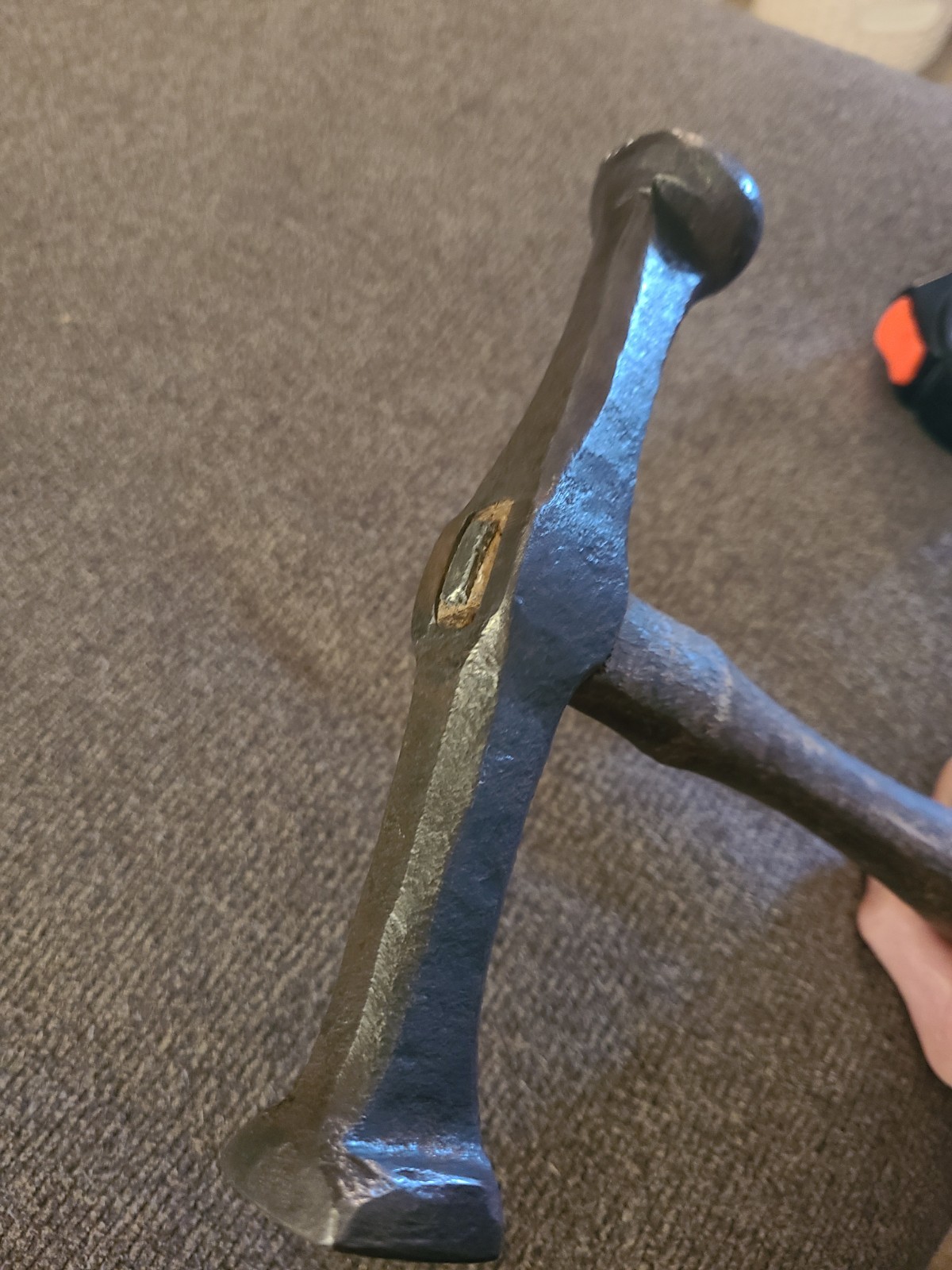 Vintage Auto Body Sheet Metal Hammer. 7.5″ Head. 1lb 10oz. K3
