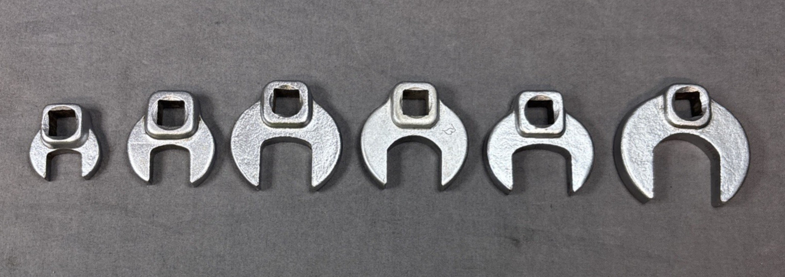 6 pc. PROTO Tools 3/8 drive SAE Crow Foot Set – 1/2, 9/16, 3/4, 13/16, 7/8, 1»