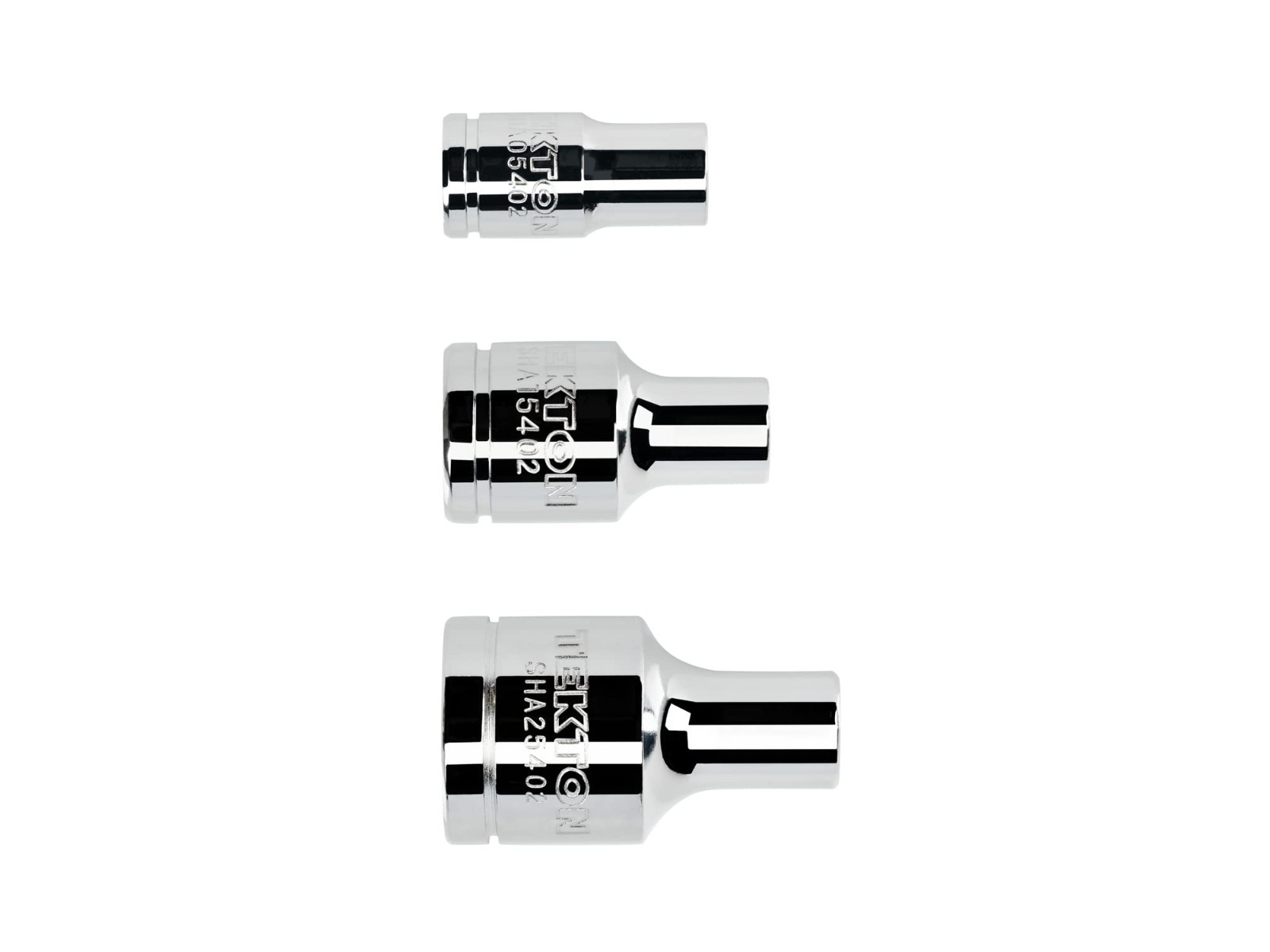 Magnetic Hex Bit Holder Socket Set – 1/4, 3/8, 1/2 Inch Drive, 3-Piece Tool Set
