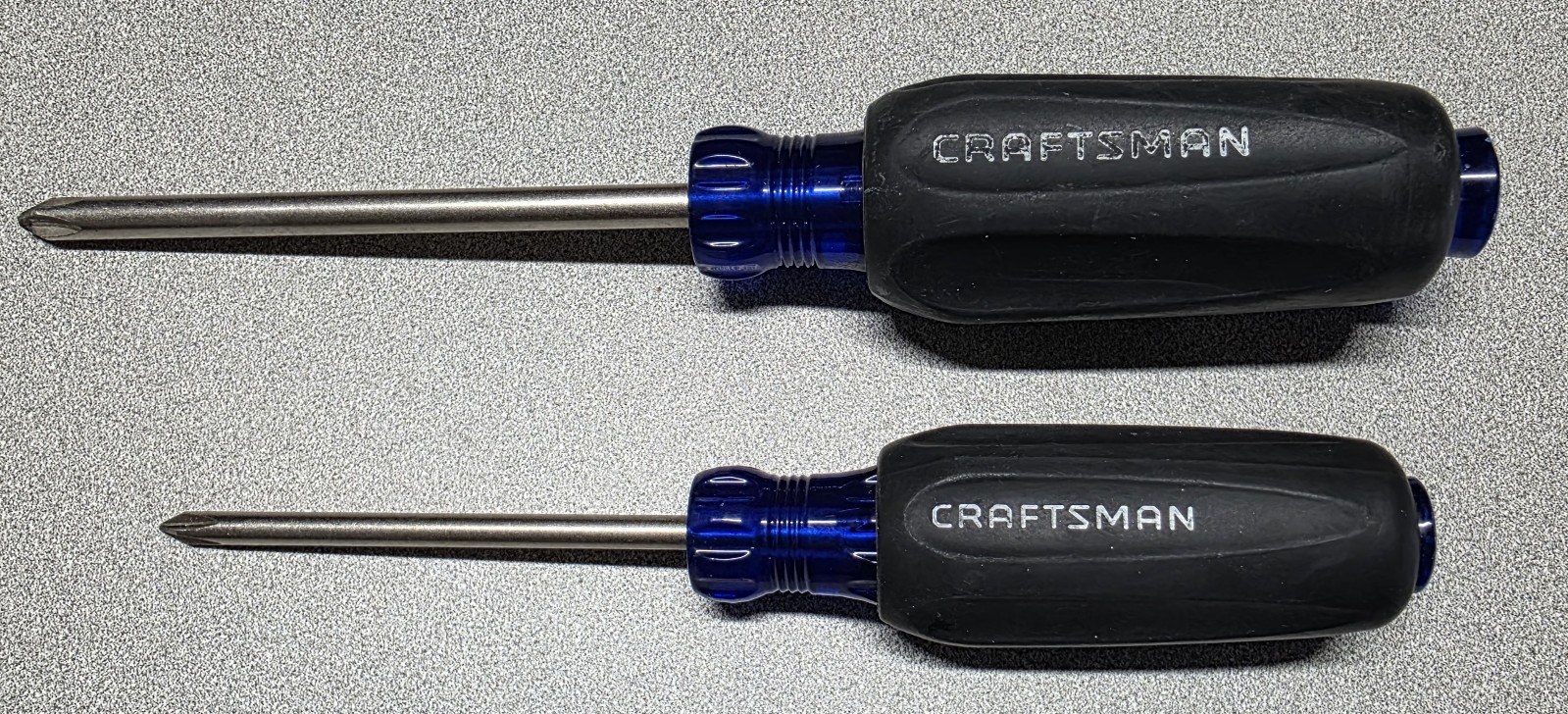 USA Craftsman Phillips P1 x 3 12512 P2 x 4 47111 Cushion Grip Screwdrivers WF