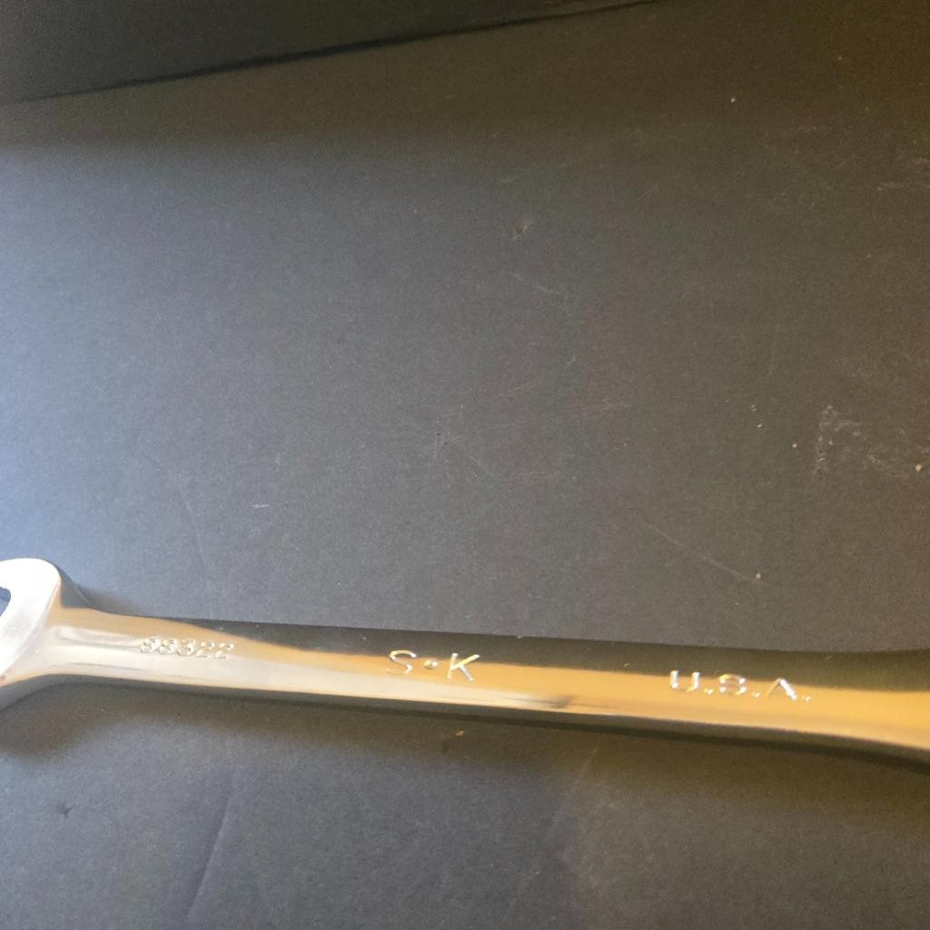 QUALITY S-K SK #88322 22MM METRIC COMBINATION POLISHED 12 POINT WRENCH