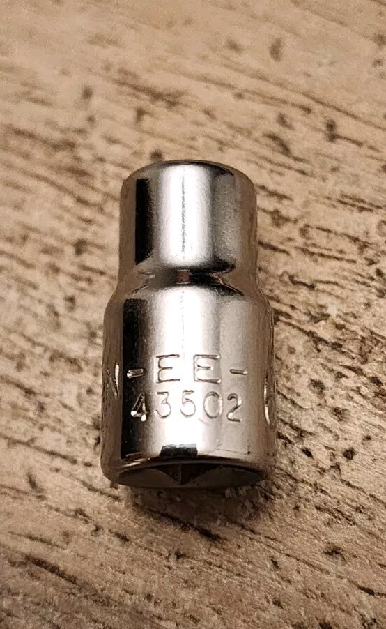 Craftsman USA 6mm Socket 6 Point 1/4″ Drive EE 43502