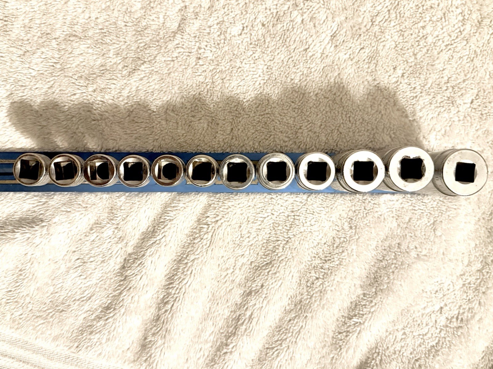 Snap-on 3/8″ Drive Metric Socket Set 8-19mm Shallow FSM Deep SFSM 6 Pt NICE USA