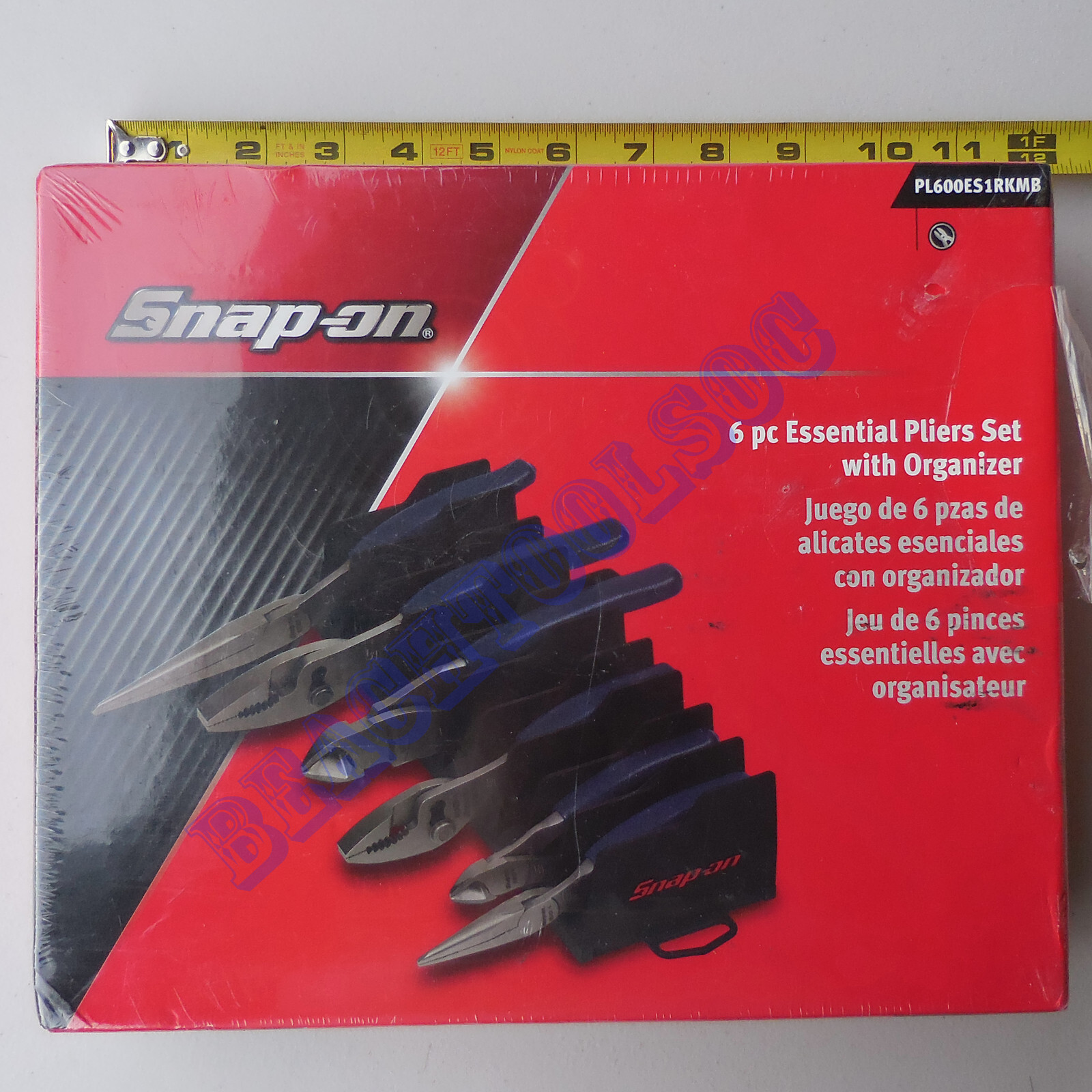 New Snap On Blue Essential Pliers 6 Pcs Set & Black Organizer – PL600ES1RKMB