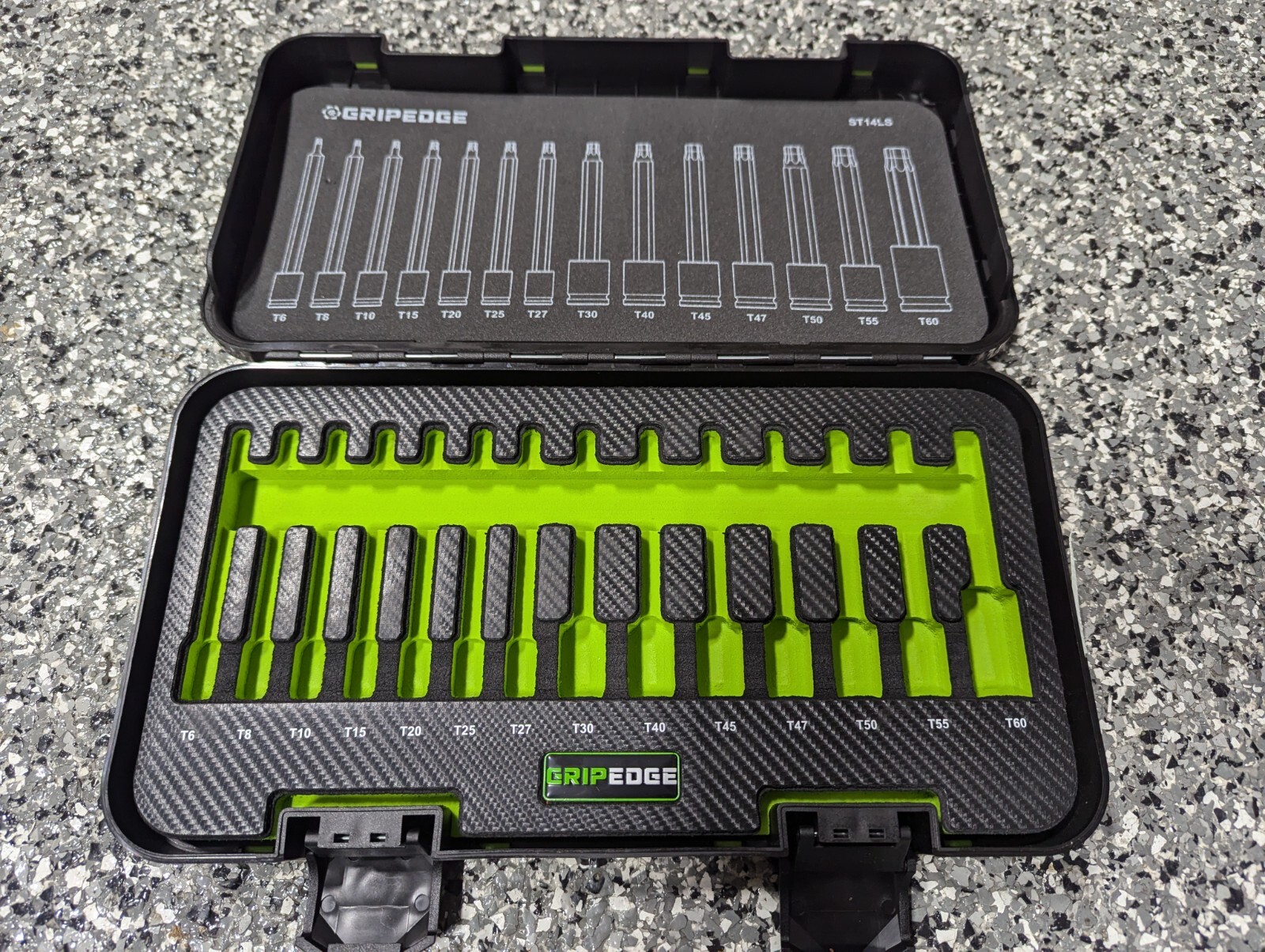 Grip Edge Tool Storage Cases ONLY Hex Torx Star Bit Socket Foam Inserts Racks