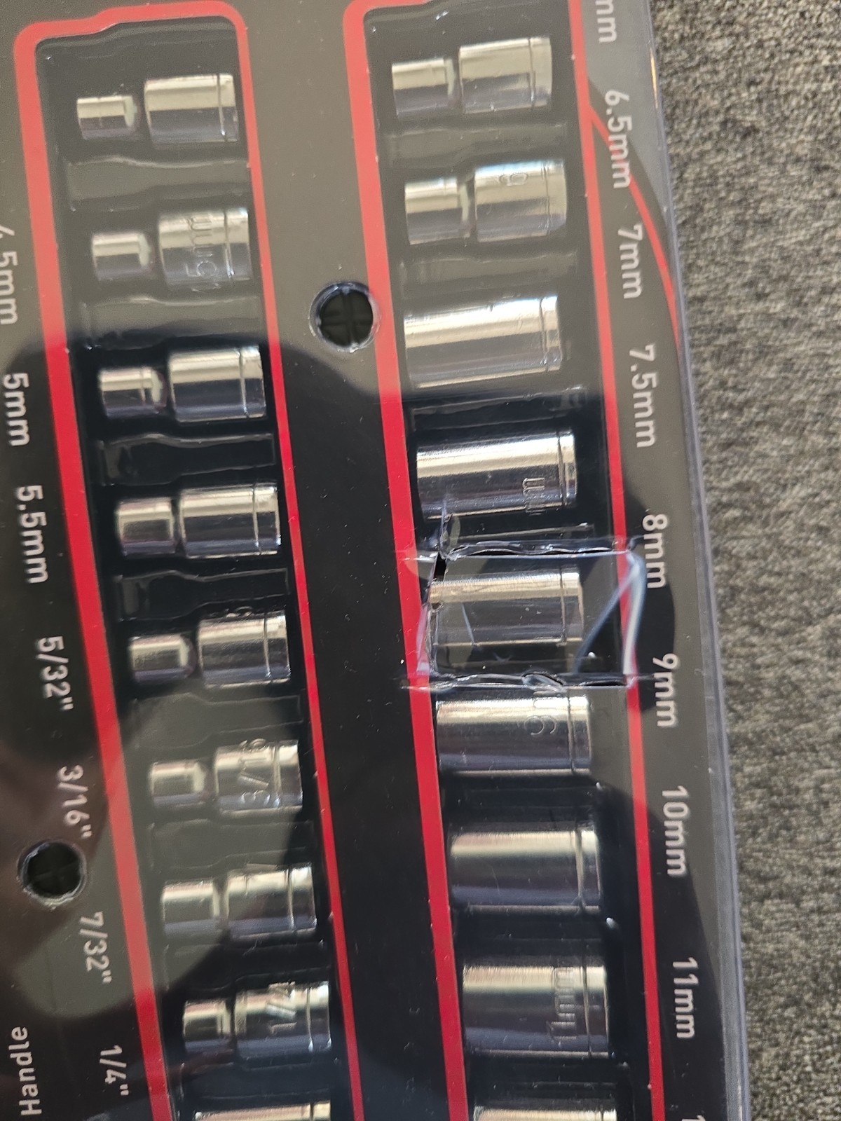 40-piece King Tools socket set featuring both 1/4″ and 3/8″ drive sizes.