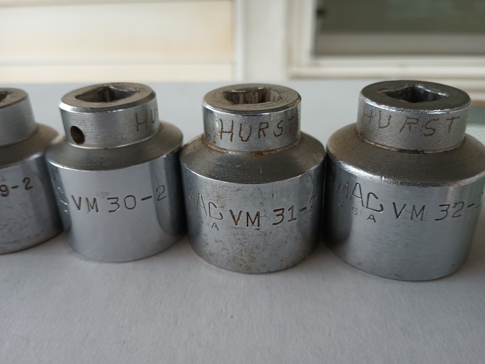 8 Mac Tools 1/2″ Drive Large Metric Shallow Sockets 25mm – 32mm + 24MM Bonus