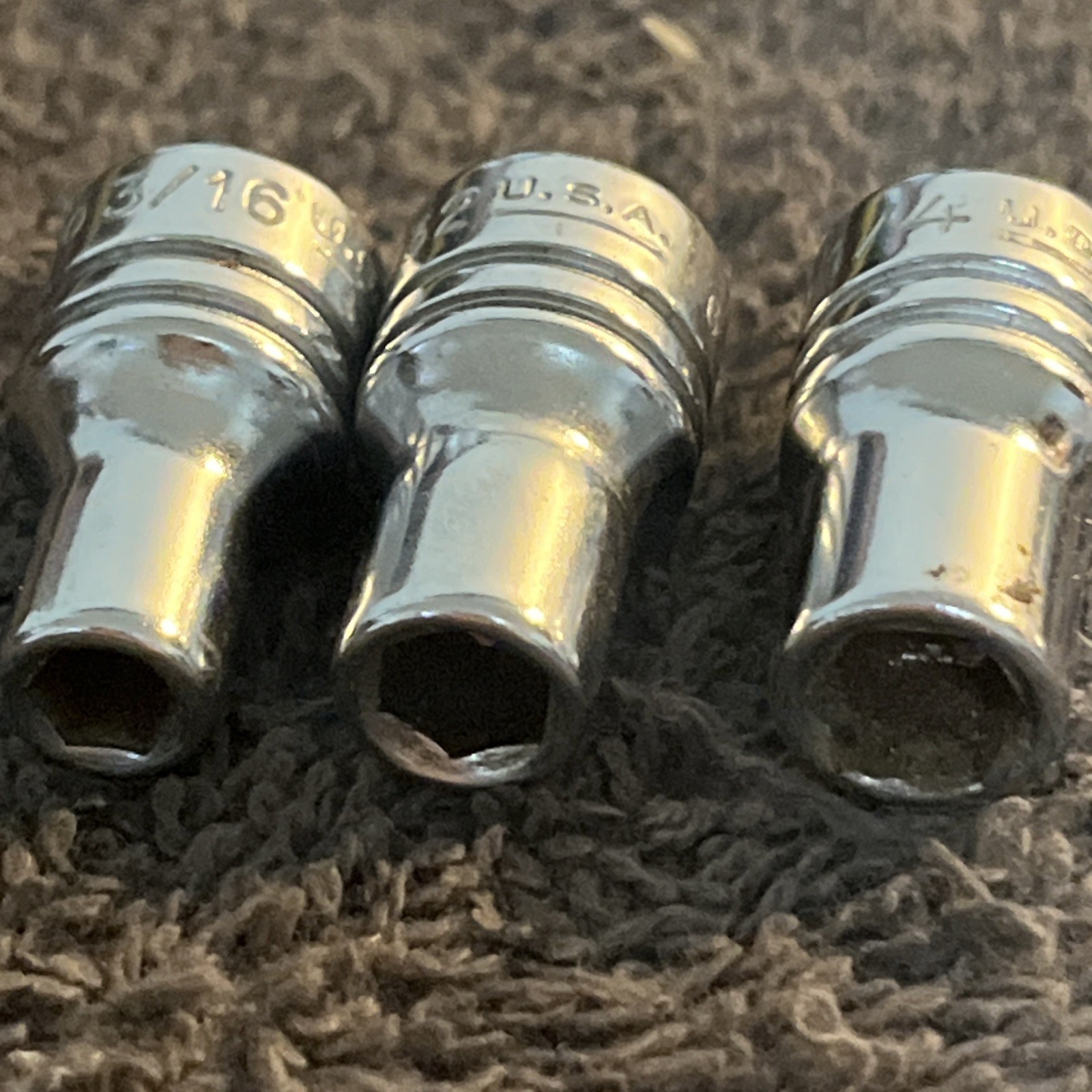 Vtg Indestro 20 Pc 1/4″ & 3/8″ Drive Socket Set No. N6330