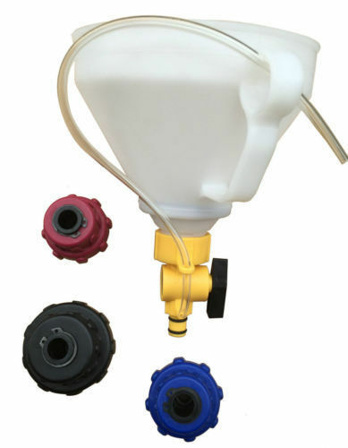 4Pcs Coolant Filling Refill Bleeding Mechanic’S Funnel Antifreeze Radiator Tool
