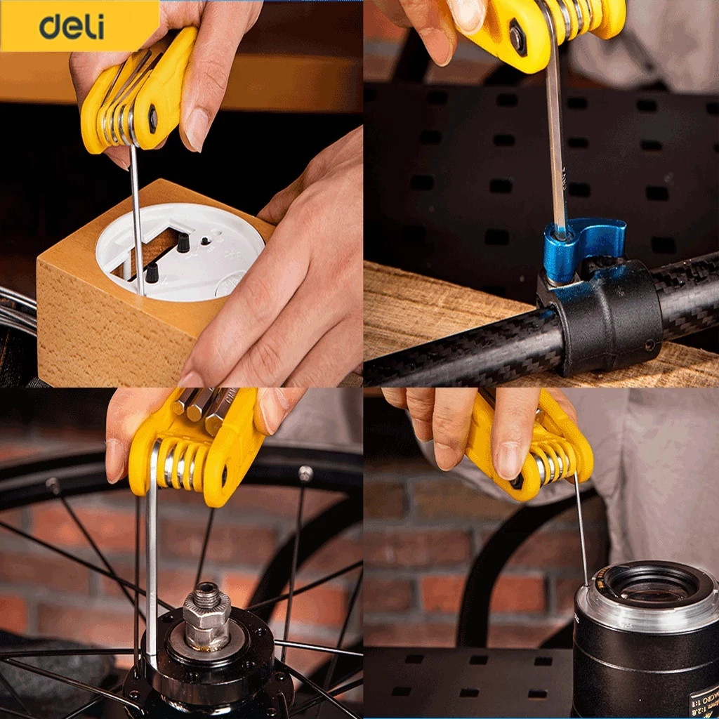 8-piece hexagonal socket set with foldable plastic housing. A pair of specificat