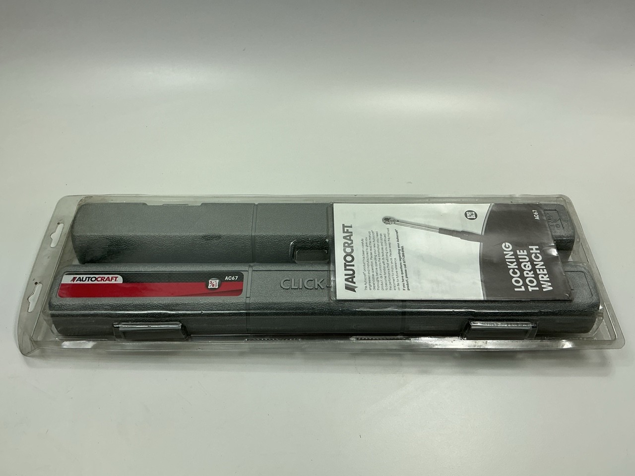 Autocraft AC67 Torque Wrench, 3/8in. Drive, 20-100 Ft./Lbs.
