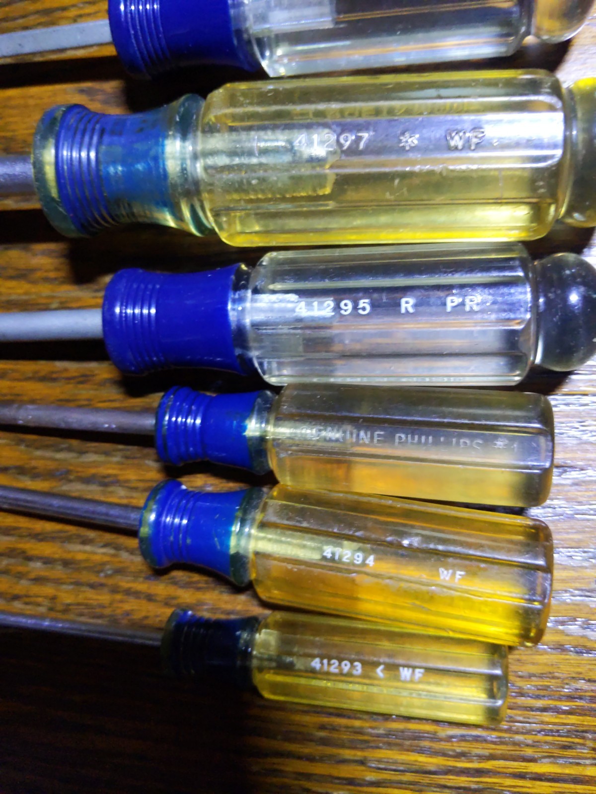 VTG CRAFTSMAN 9 PC SCREWDRIVER SET LOT Standard & PHILLIPS VARIOUS SIZES USA