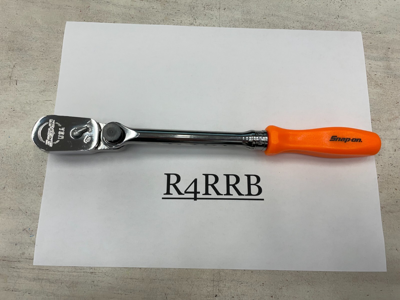 Snap-on Tools ORANGE 3/8″ Drive Hard Grip Multi-Position Ratchet FHD80MPO