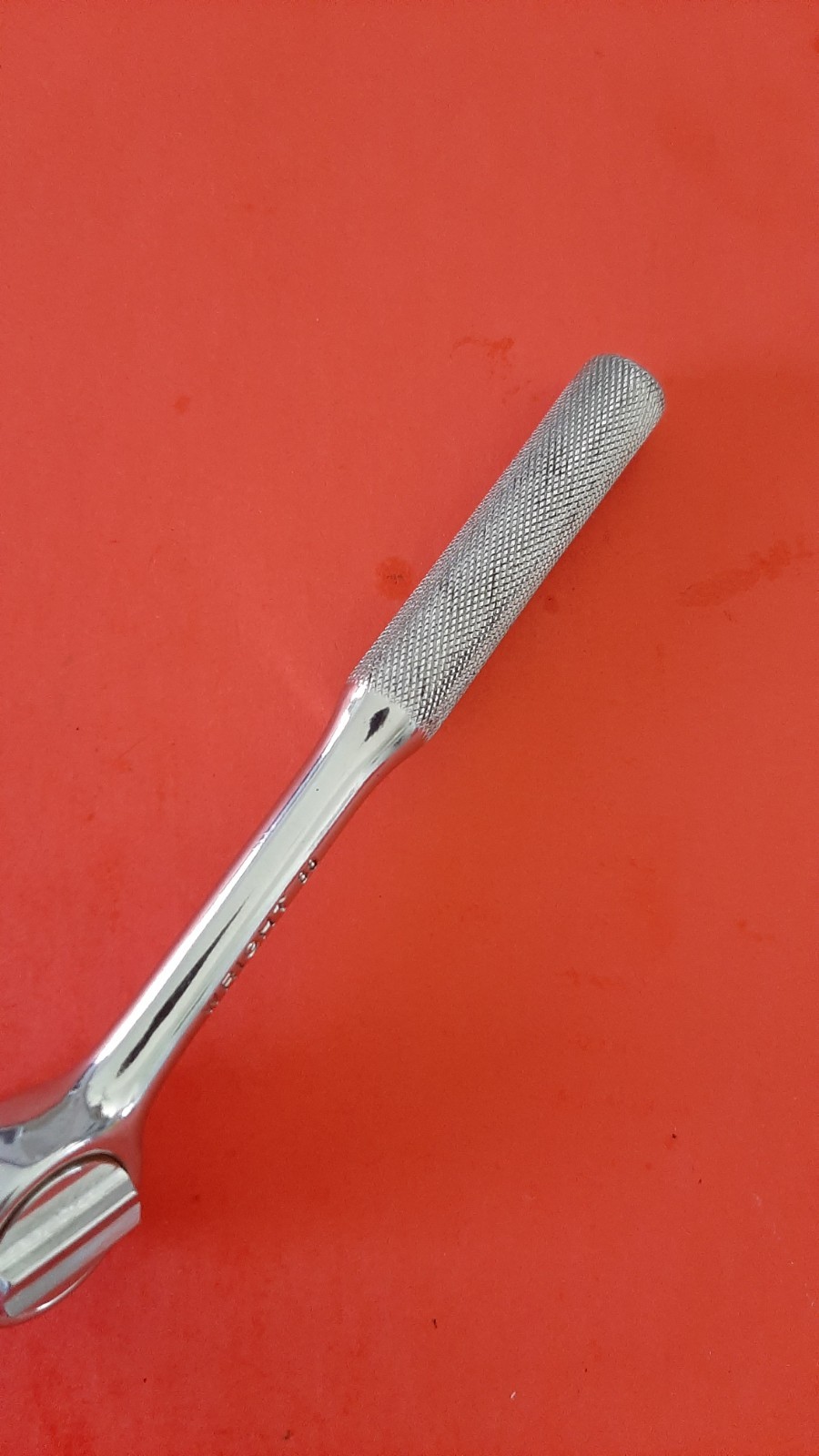 Nice Vintage Wright Tools No. 2400 Chrome Reversible Ratchet 1/4″ Drive USA Tool