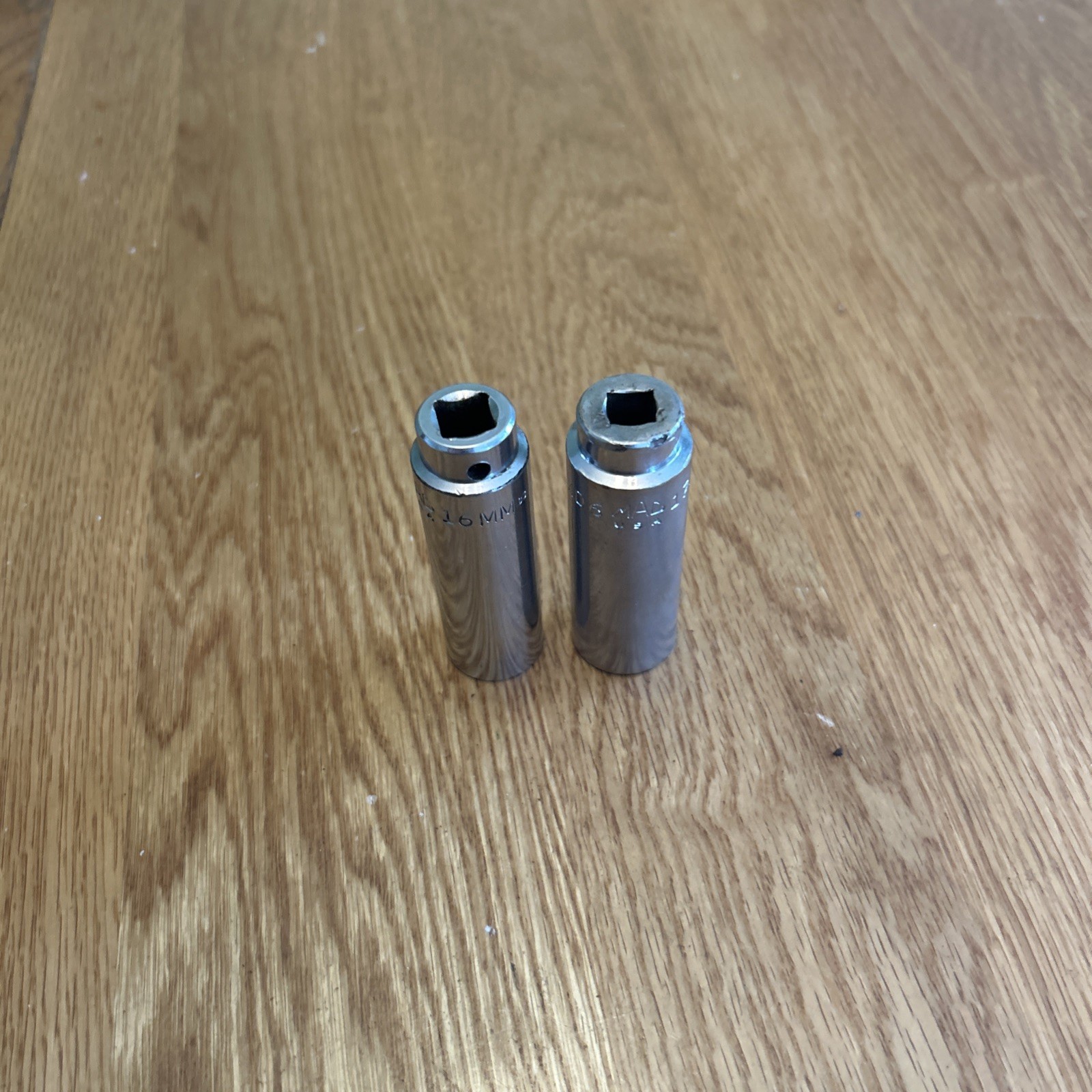 MAC TOOLS – Lot Of 2 Deep Sockets ,3/8″Drive, 6-Point, (16mm & 17mm) USA