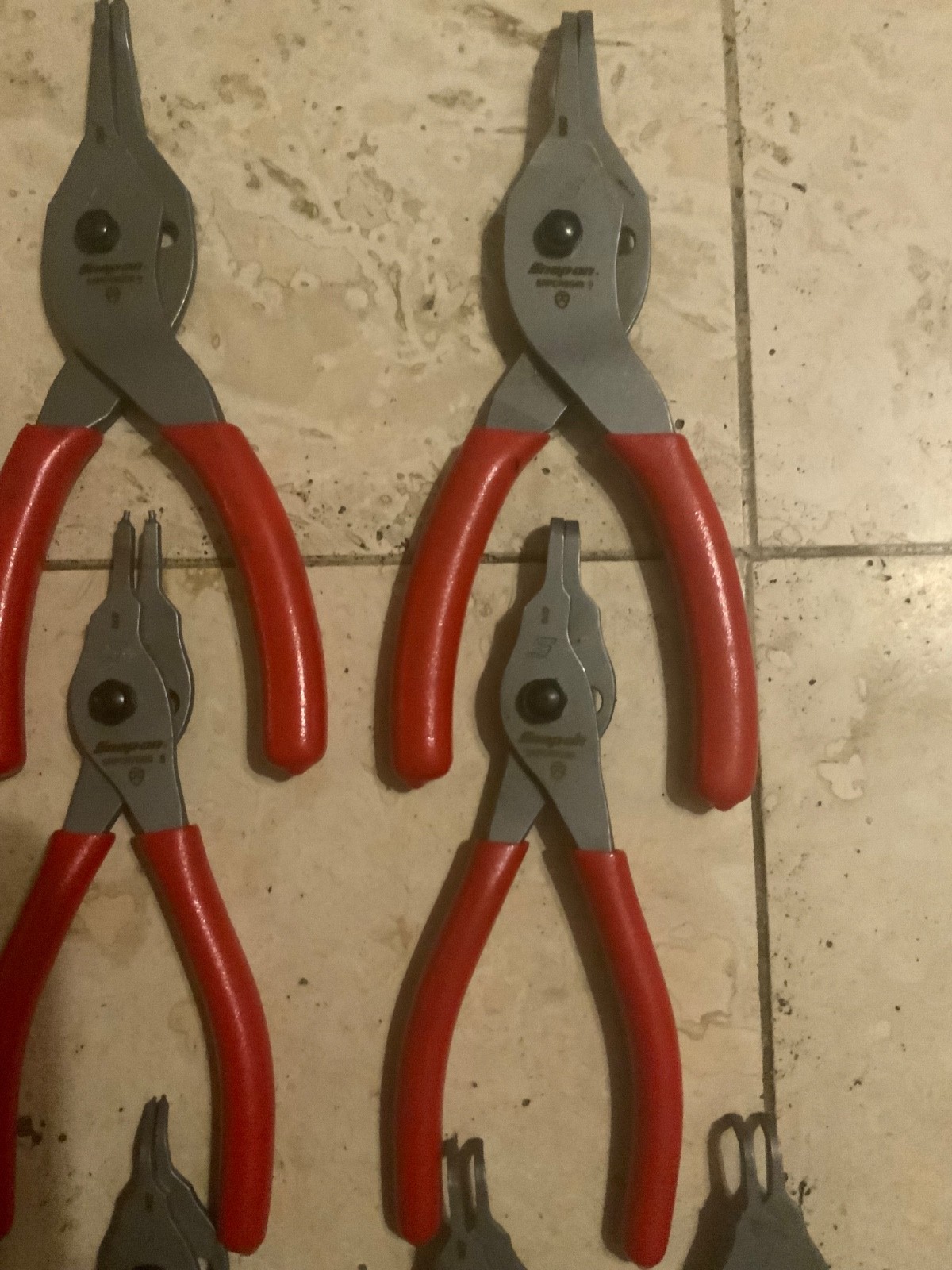 Snap-on Tools 12pc Master Snap Ring Pliers Set SRPCR112