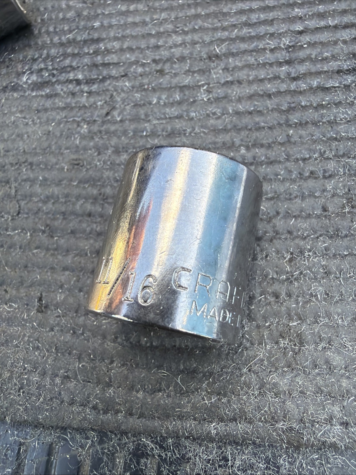 Craftsman 3/8″ Drive 11/16″ 12 Point Shallow Socket SAE 44336-G2 Inverted USA