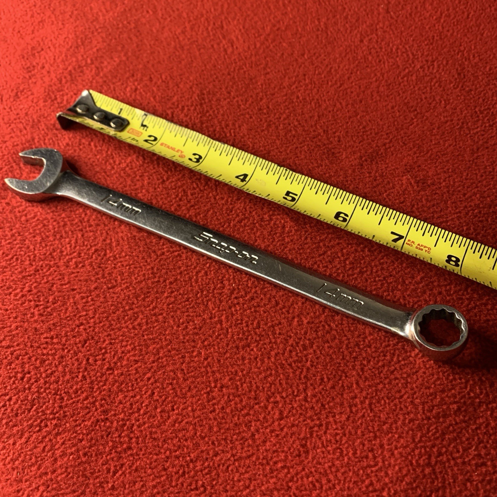 Snap-On 14MM 12PT Metric Chrome Combination Wrench USA OEXM140B