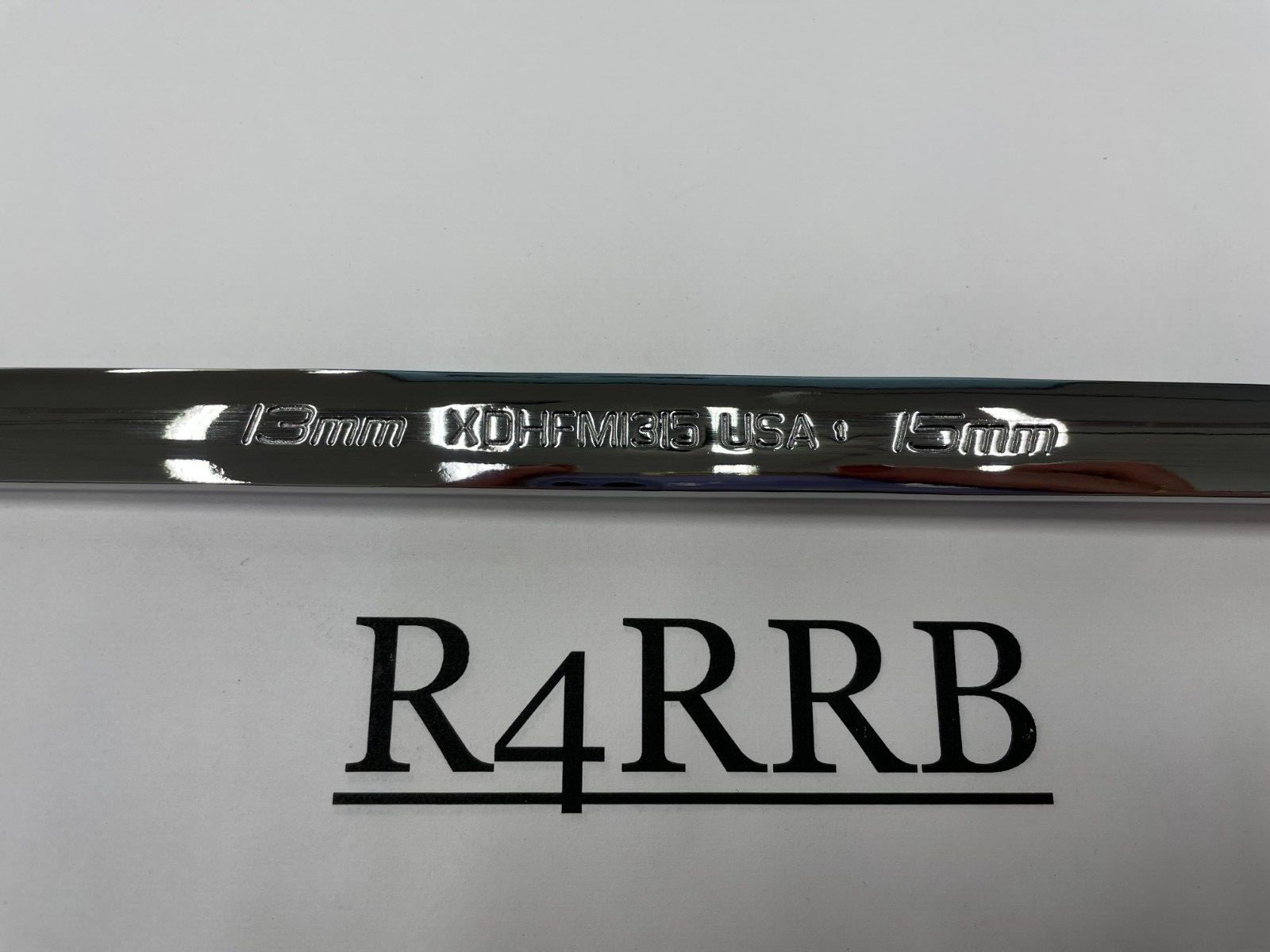 Snap-on Tools USA NEW 13mm 15mm High-Performance 0° Offset Box Wrench XDHFM1315