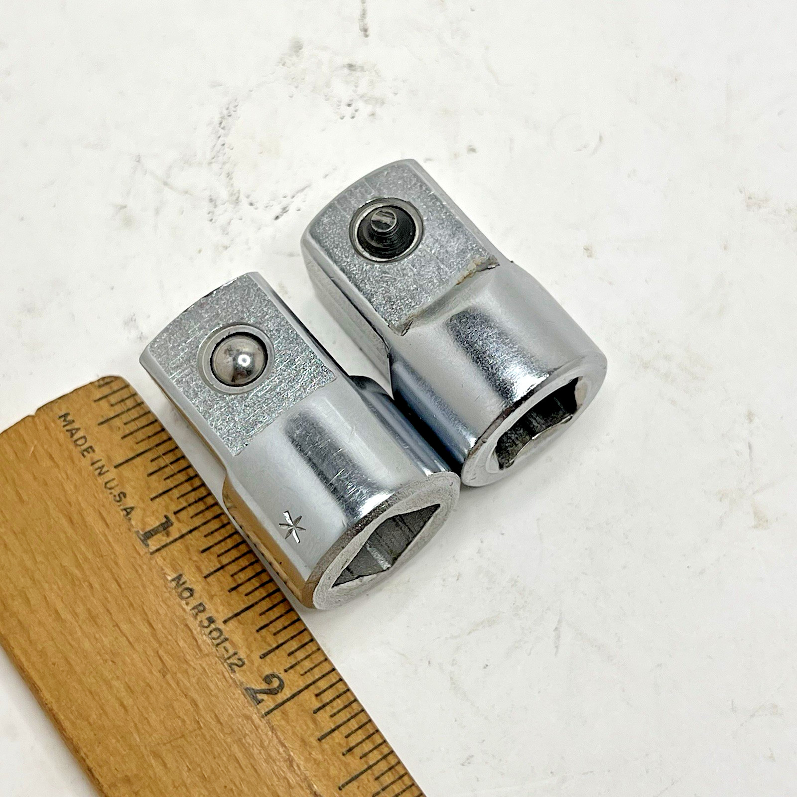 Lot 2 Proto Tools 1/2″ F to 3/4″ M Socket Adapter Set Pin & Ball Lock 5653 (USA)