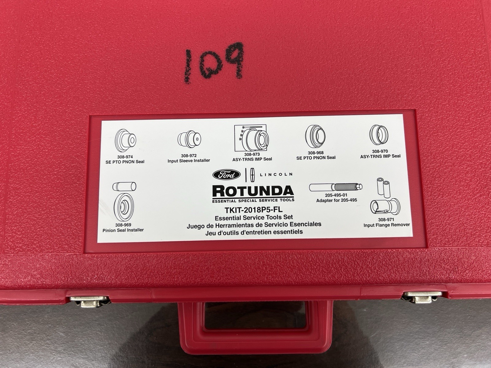 Ford Lincoln Rotunda TKIT-2018P5-FL Tool Kit 308-969 308-974 308-973 205-495-01