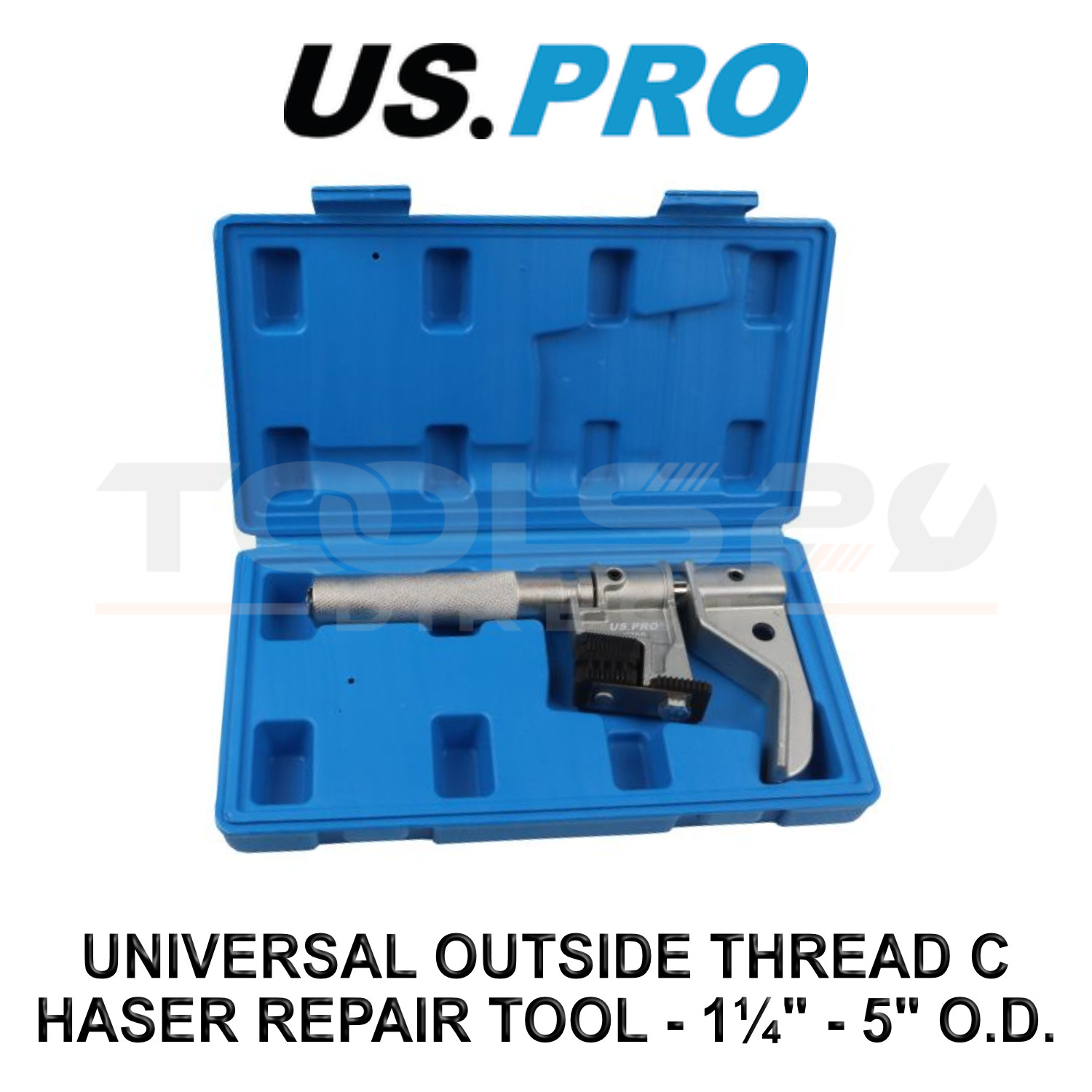US PRO Tools Universal Outside Thread Chaser Repair Tool 1-1/4” To 5” OD 2768