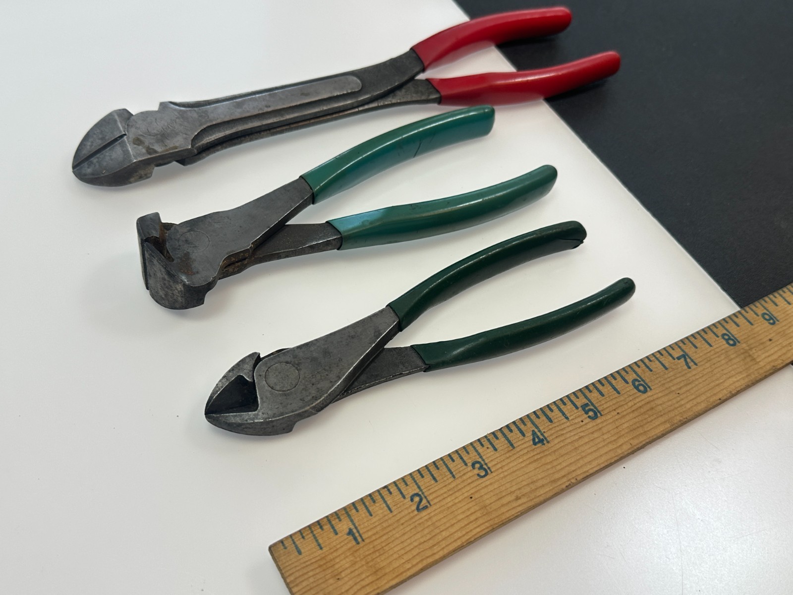 3pc Channellock 357 End Cutter Nippers, MAC 11” Long Reach & Diamond/SK Cutter