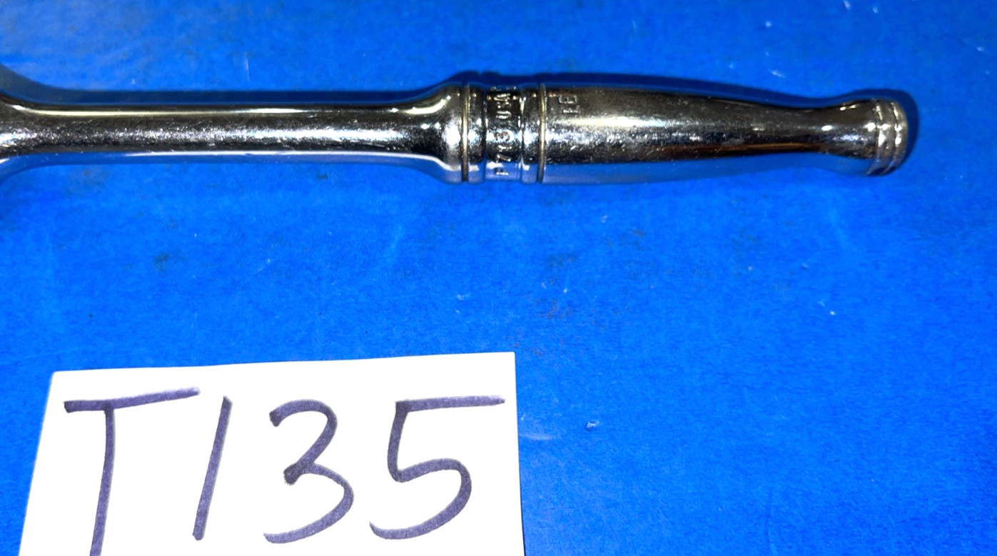 SNAP-ON TOOLS 3/8 DRIVE QUICK RELEASE CHROME RATCHET F713 SHIPS FREE IN THE US