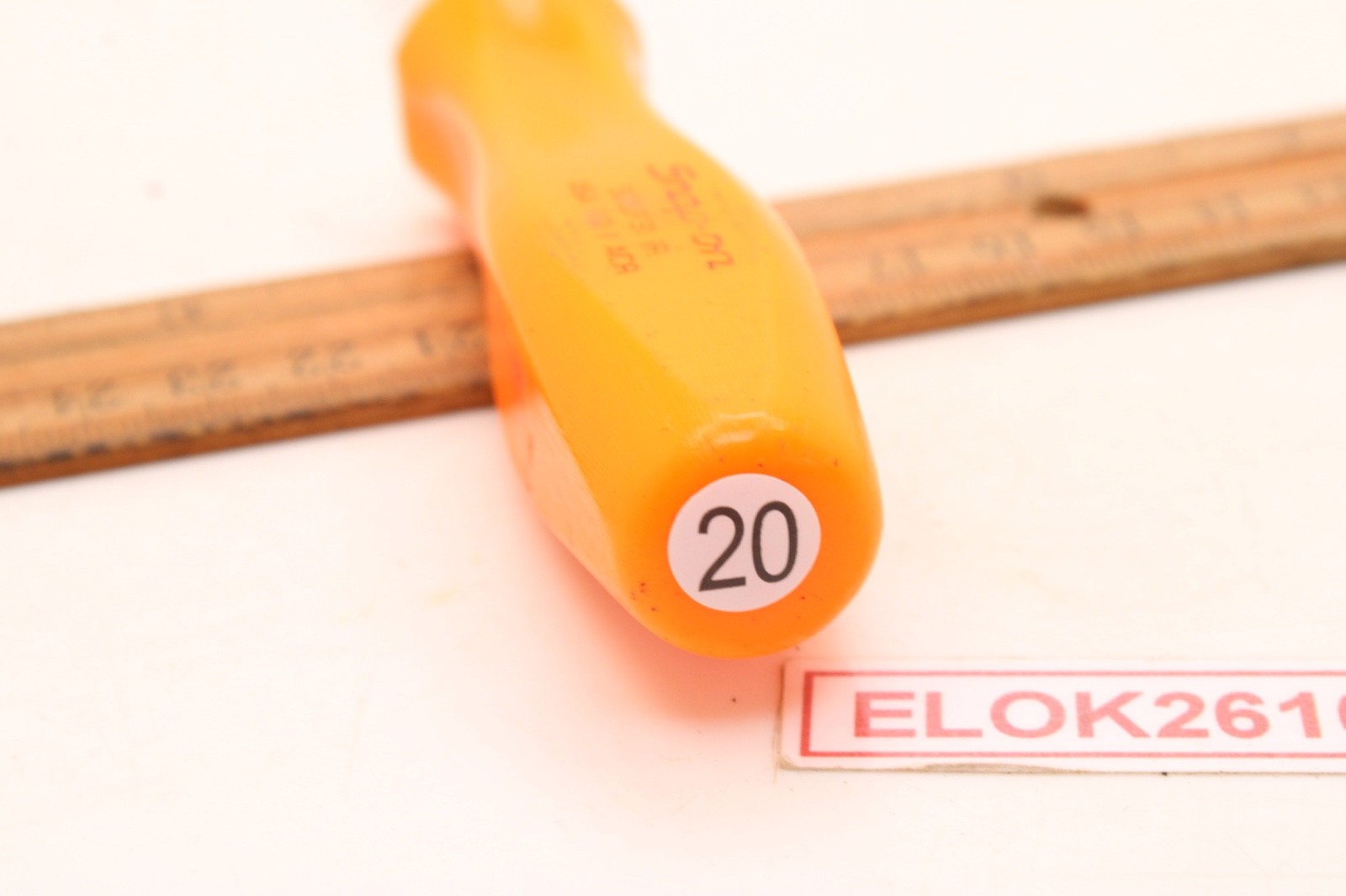 Snap-on SDDP31 #1 Phillips 3″ Screwdriver Hard Orange Handle USA