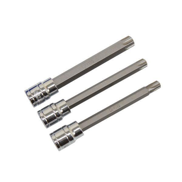 US PRO 8pc 3/8»dr Star Bit Socket Set, Long Torx Tamper, Security set T25 – T60