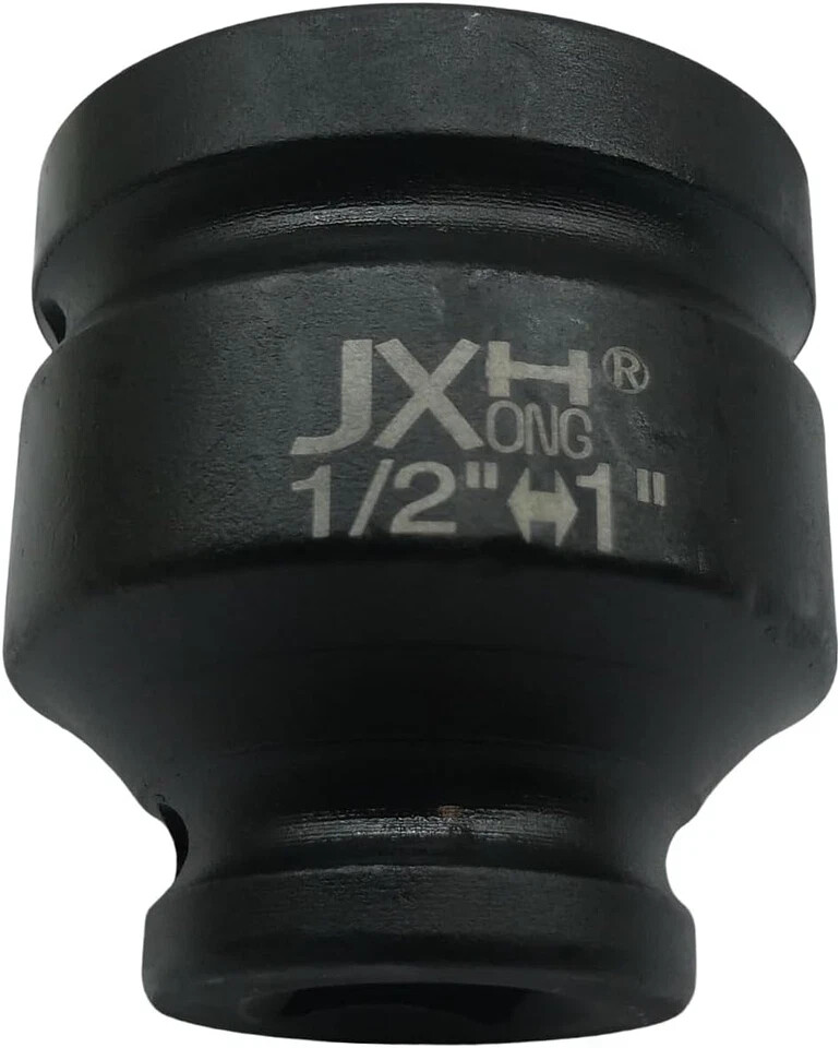1/2" Drive 1" 4-Point Square Socket, Heat Treated Cr-V Alloy Steel