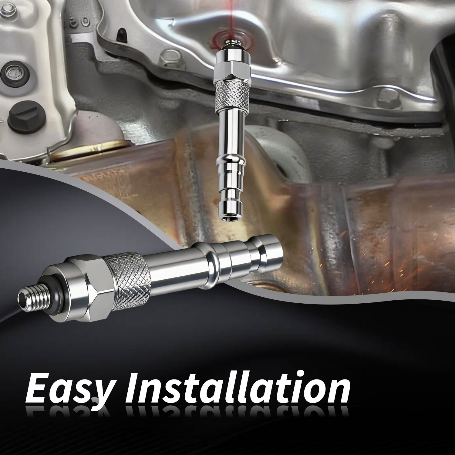 304 Stainless Steel ATF Fill Fitting for GMC Sierra 1500 2015-2019 51190