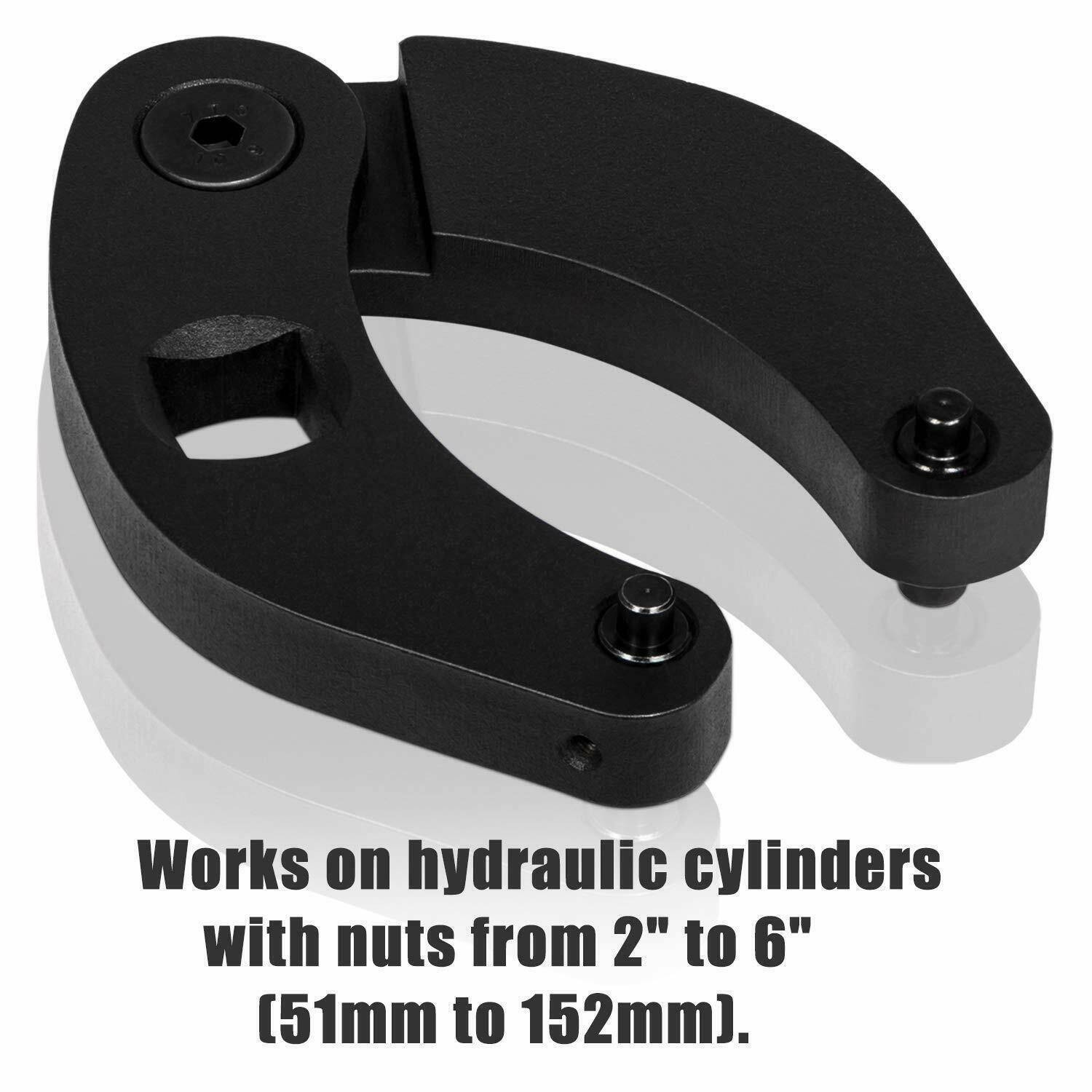 1266 Adjustable Gland Nut Spanner Wrench Tool For Hydraulic Cylinder 3/4» drive