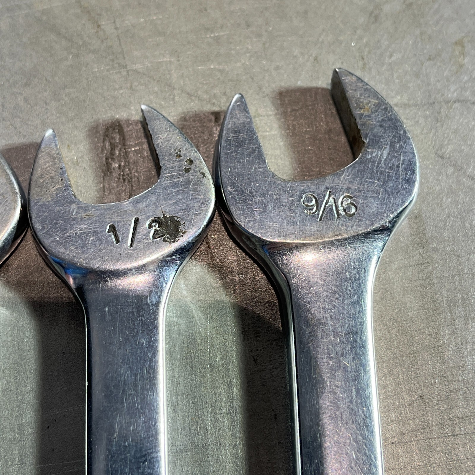 SNAP-ON OEX120 OEX140 OEX160 OEX180 Combination Wrench 4 pc Set 3/8″-9/16″