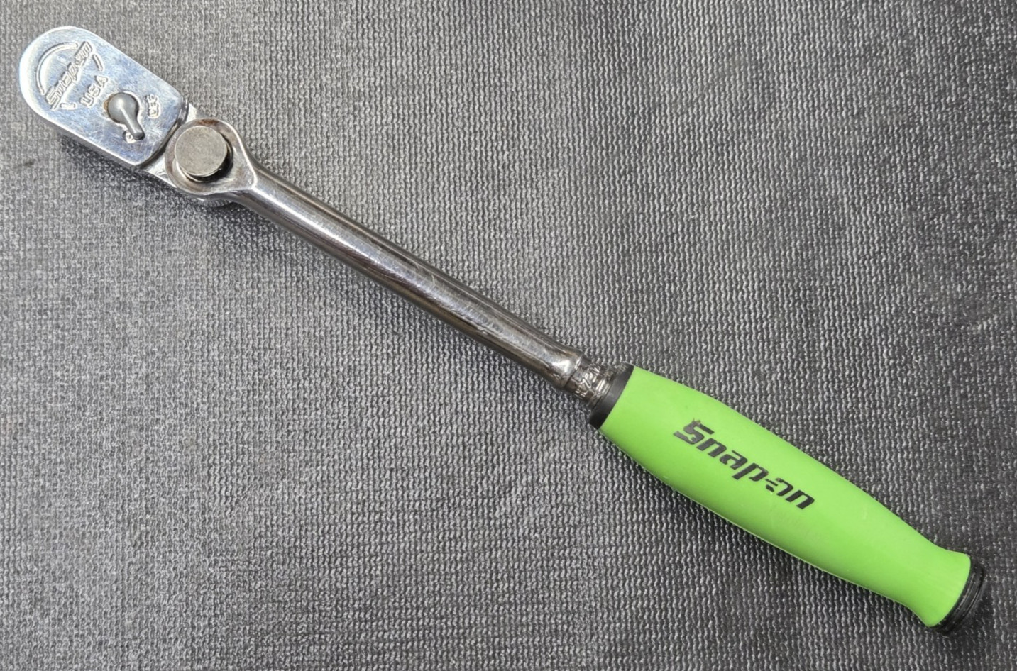 Snap On FHC72MPG Green 3/8″ Drive Compact Multi-Position Ratchet