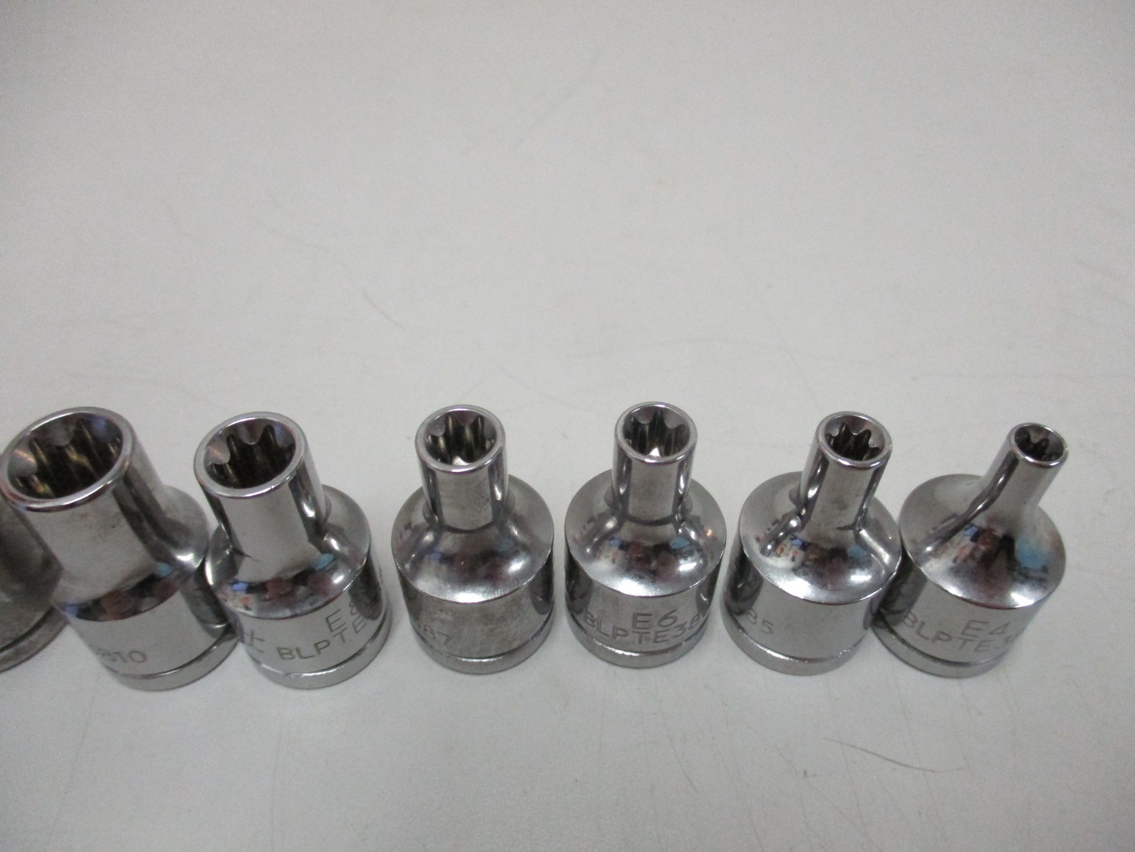 Blue-Point 9pc 3/8 Drive External Torx Socket Set E20,18,16,10,8,7,6,5,4
