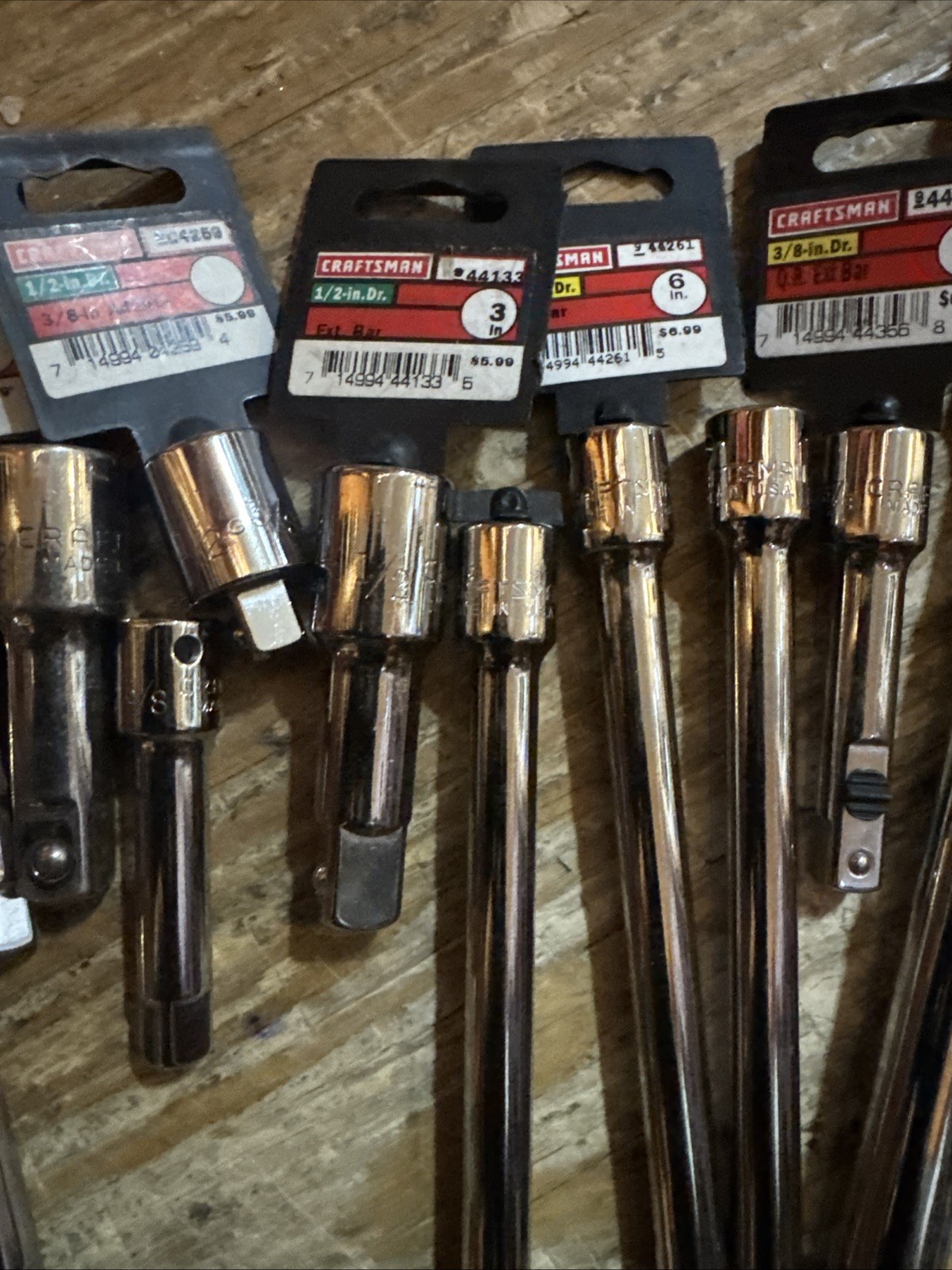 Assorted Craftsman Drive Extension and Adaptors