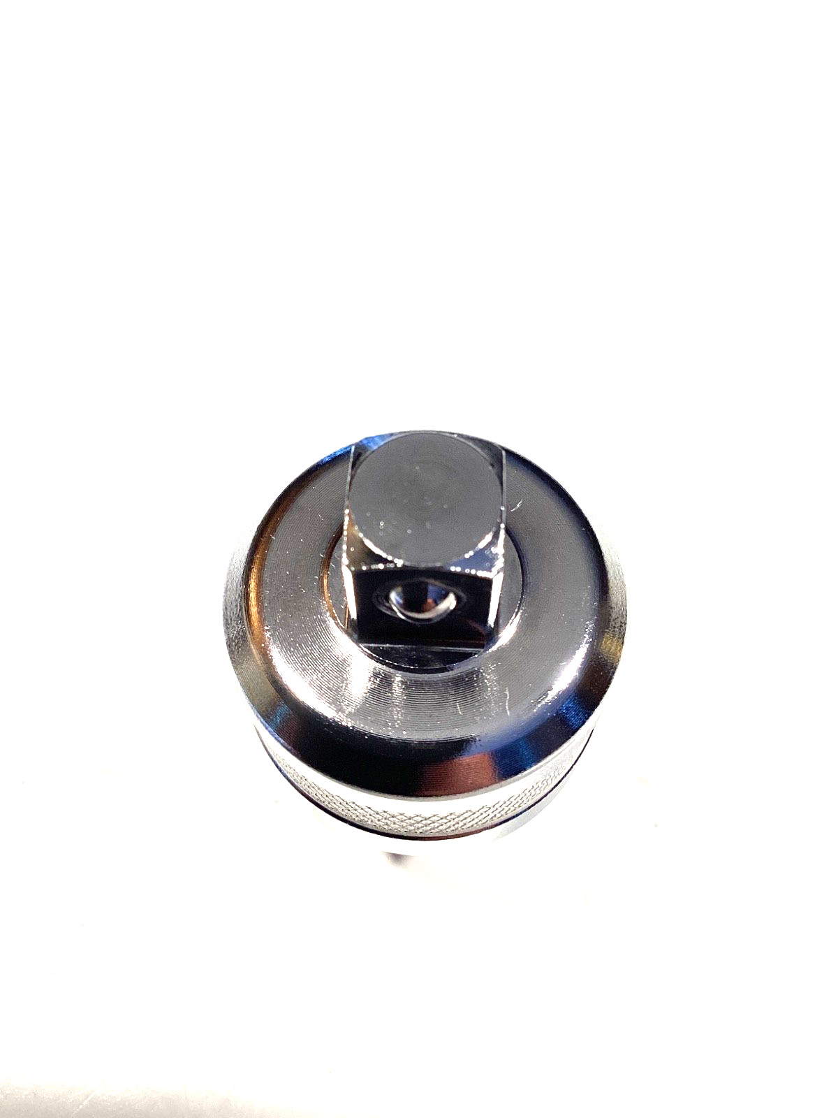 Snap On Tools USA NEW 3/8” Drive Knurled Chrome Ratcheting Socket Adapter F77A