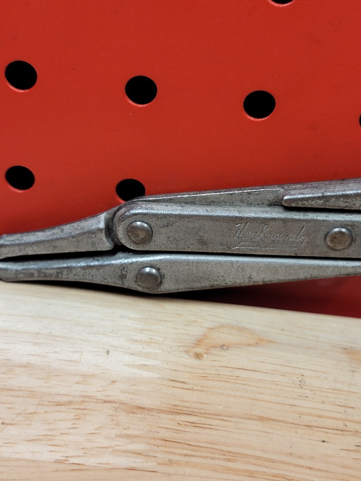 Vintage Herbrand 185 Parallel Jaw External Snap Ring Retaing Pliers USA