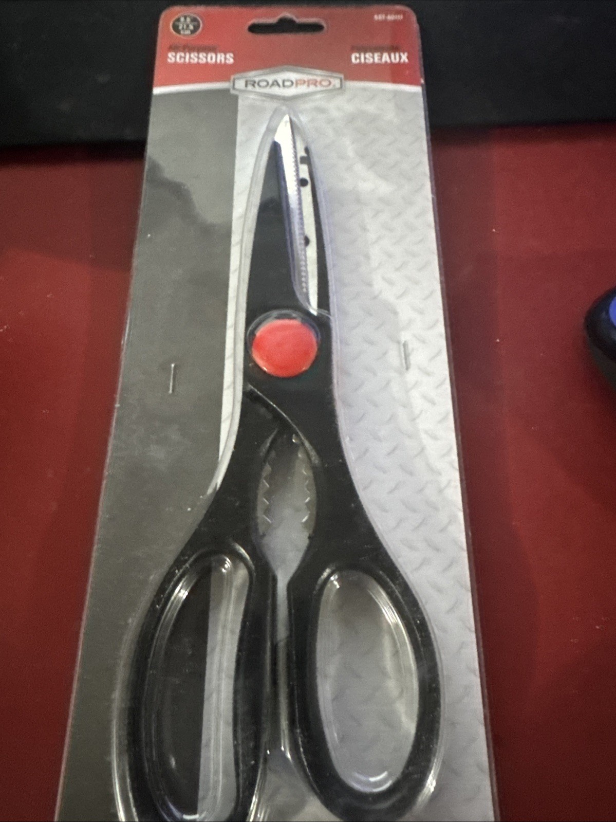 Roadpro SST-60111 Scissors Set 8.5″, All Purpose, Stainless Steel Blade,