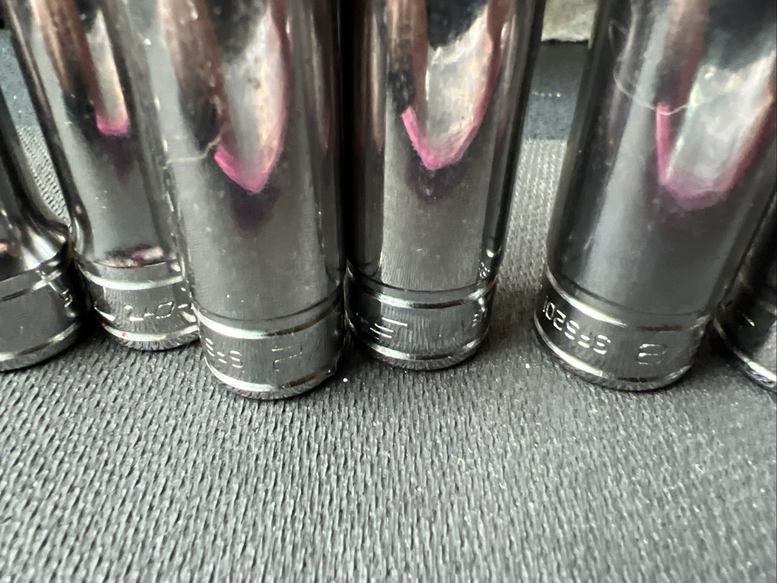 Snap on Tools NEW 11pc 3/8″ Drive SAE 6 Point Deep Socket Set 211SFSY ❤️🔥