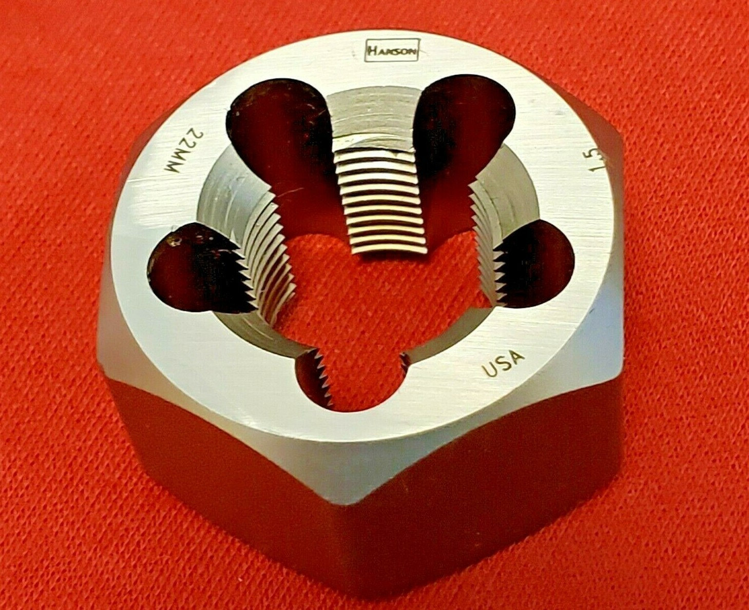 M22 X 1.5 Metric 1-5/8″ Hex Irwin 7365 ZR Rethread Die 22MM Carbon Steel USA