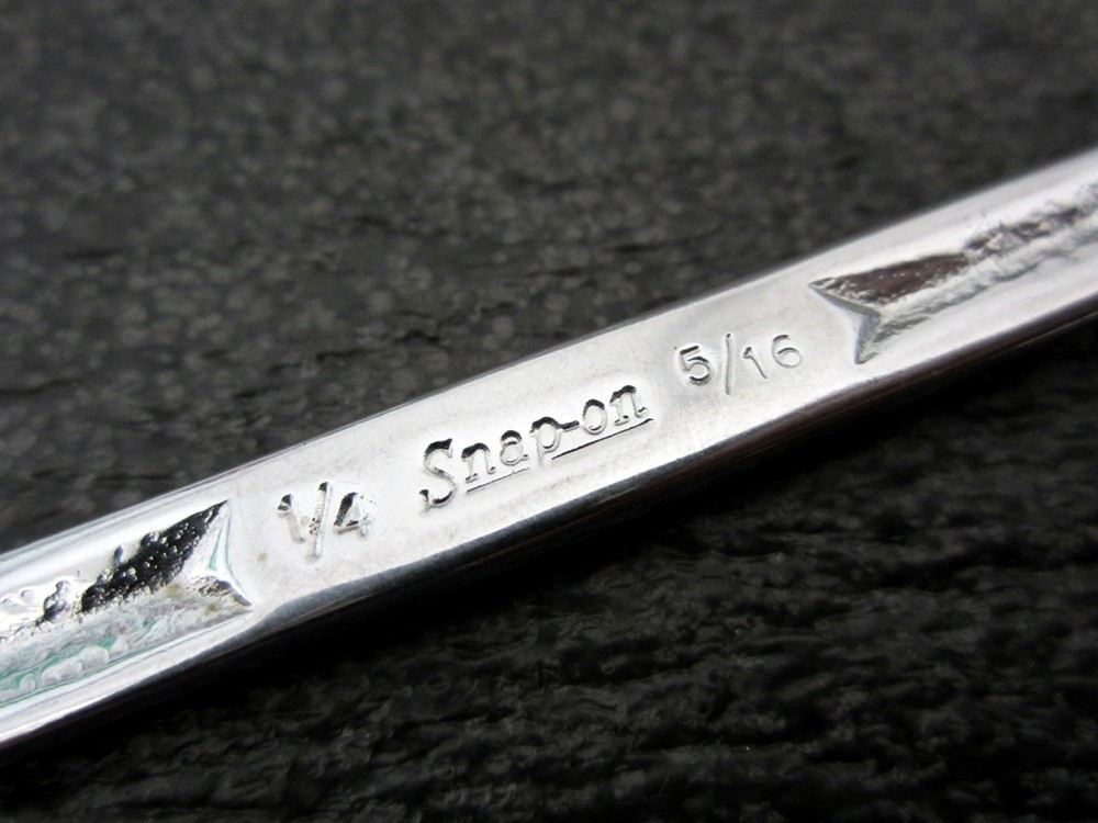 Vintage Snap-on 1/4″ x 5/16″ Flare Line Wrench RXH810S Underline USA 🇺🇸