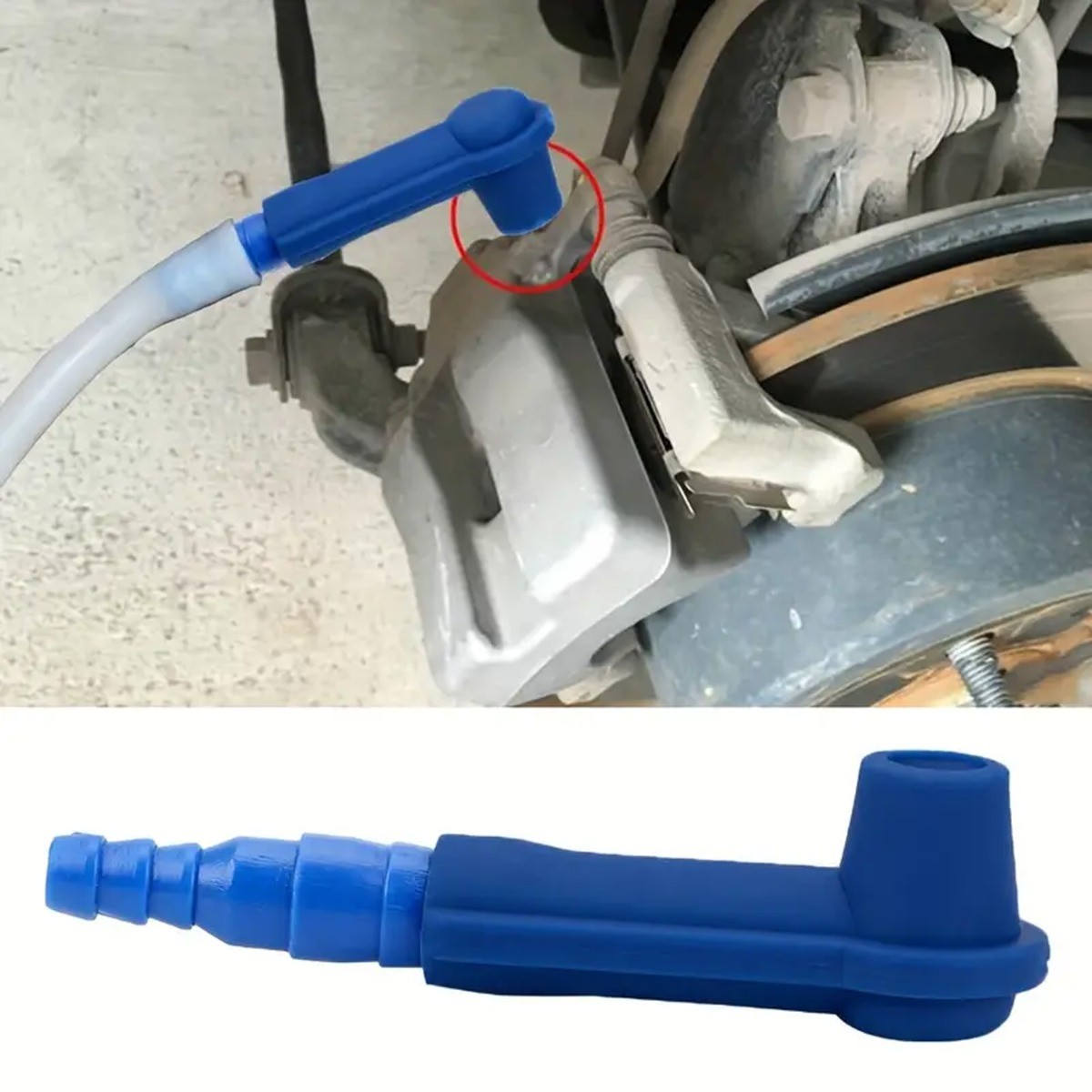 1Pcs Brake Oil Exchange Tool, Portable for Car Truck (Blue)