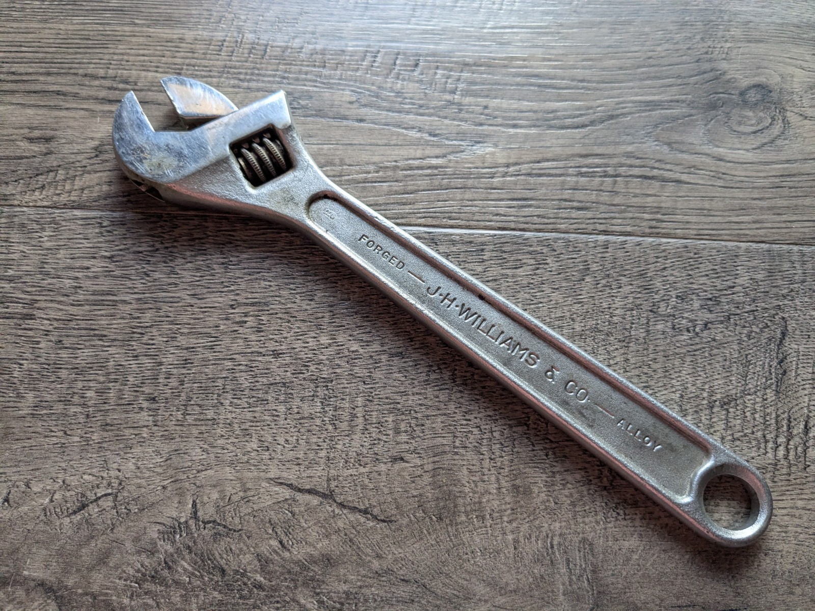 J.H. Williams & Co. SUPERJUSTABLE 10″ Adjustable Wrench Forged Alloy Made in USA