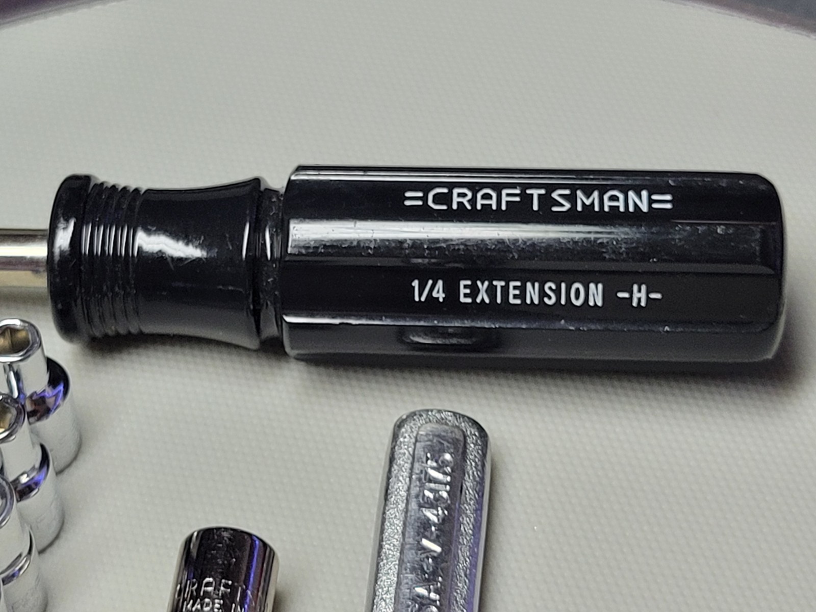 Nice Craftsman 23 Pc 1/4″ Drive Standard and Metric 6 point Socket Set